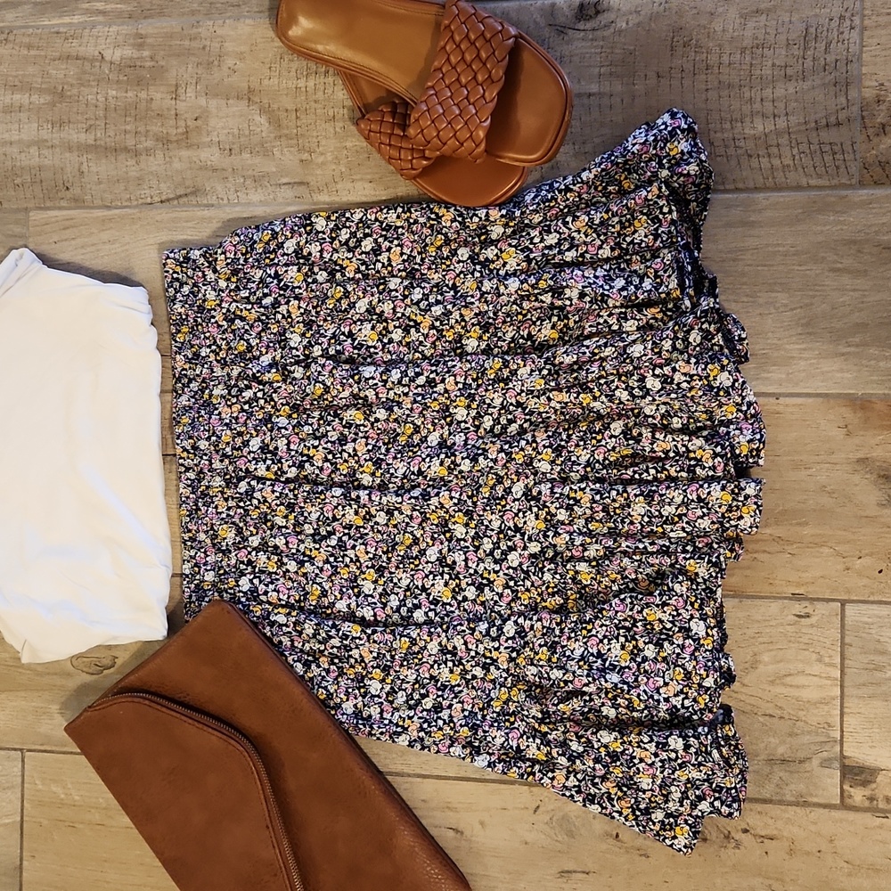 Loft flounce skirt